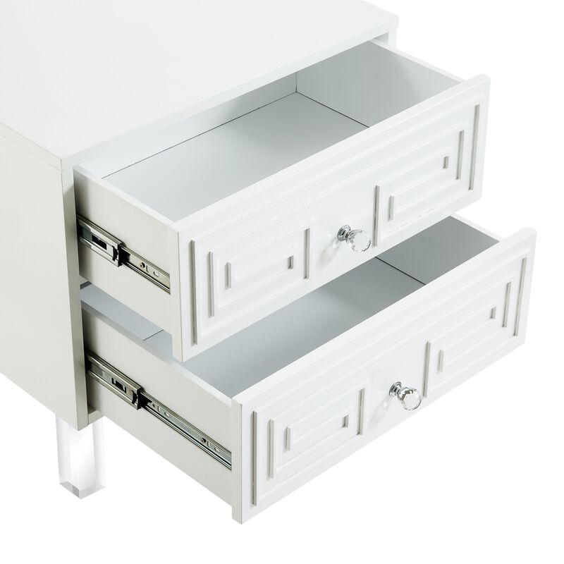 Inspired Home Clarice  Side Table/Accent Table/Nightstand