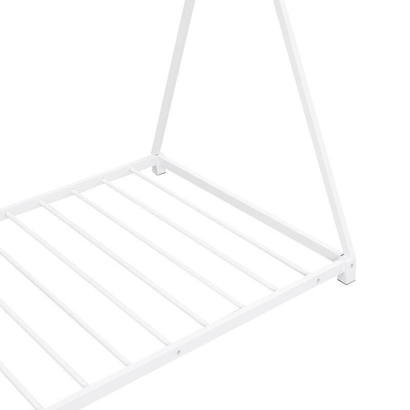 Merax Triangle Structure Metal House Platform Bed Floor Bed
