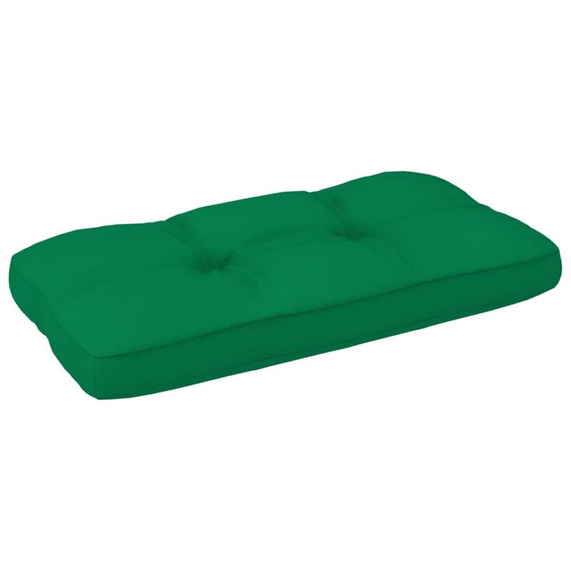 vidaXL Pallet Sofa Cushion Green 31.5"x15.7"x4.7"