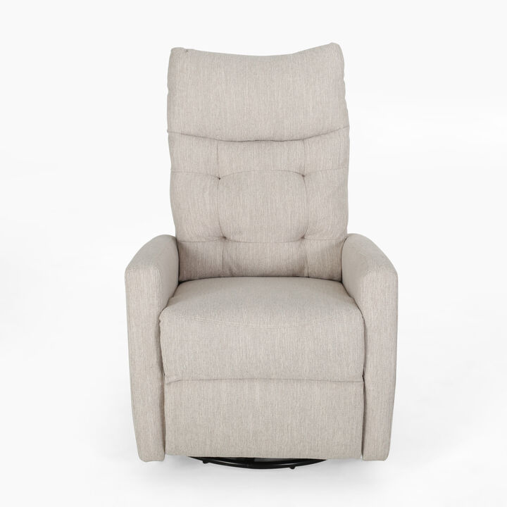 Merax High Back Swivel Glider Recliner Chair