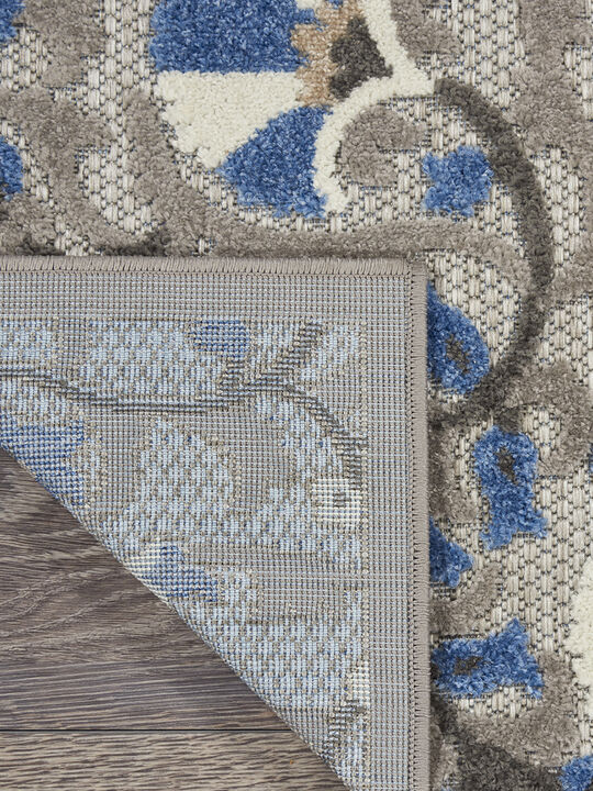 Aloha ALH20 Gray/Multicolor 2'8" x 4' Rug