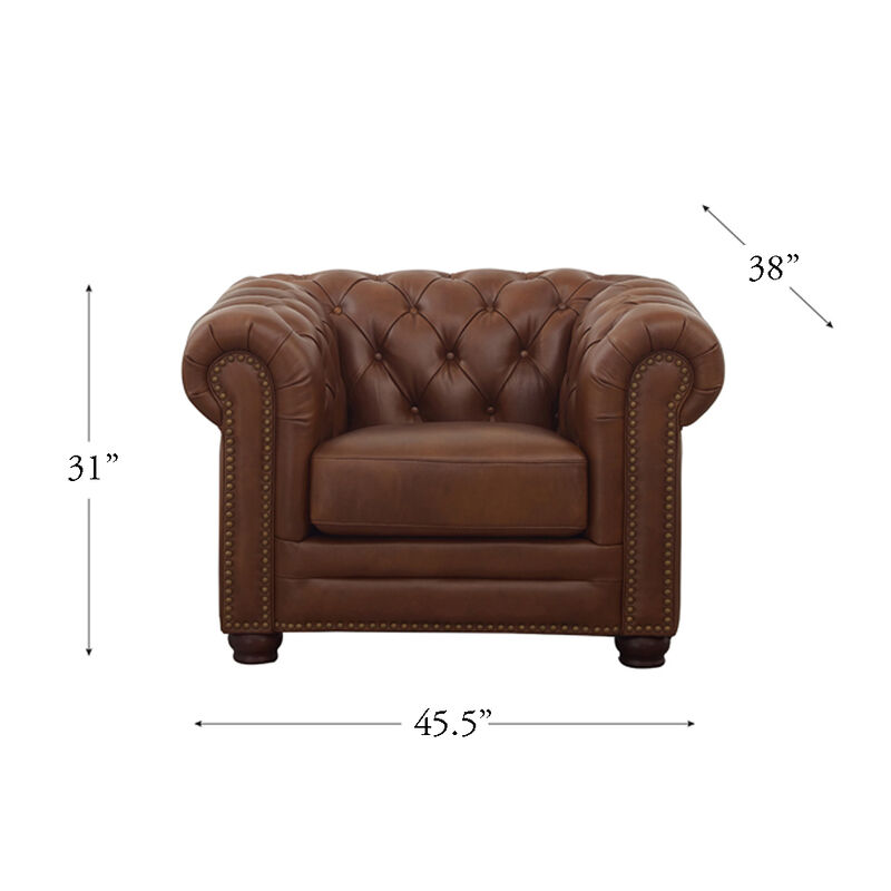 Aliso Top Grain Leather Chair