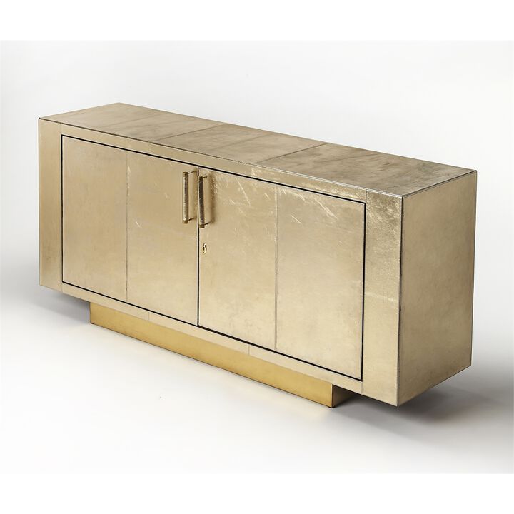 Gold Leather Buffet, Belen Kox