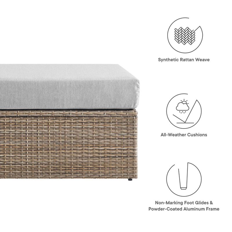 Convene Outdoor Patio Outdoor Patio Rectangle Ottoman