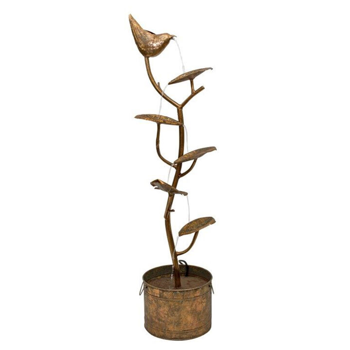 Decorative Bird Fountain for Garden, Patio, and Outdoor Water Features
