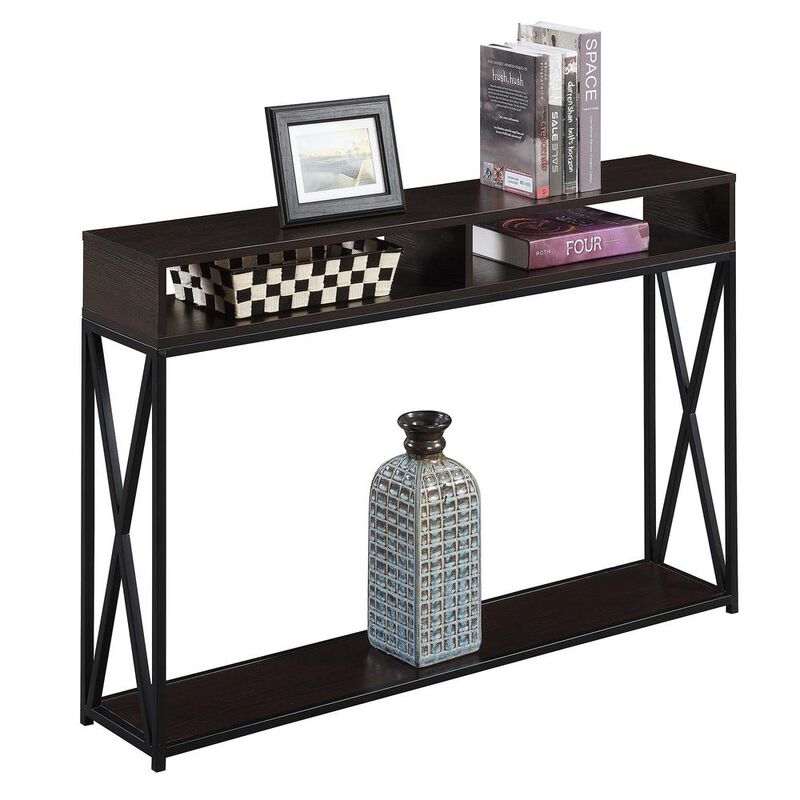 Convenience Concepts Tucson Deluxe 2 Tier Console Table