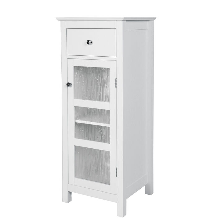 Teamson Home Connor Floor Cabinet with 1 Door and 1 Drawer