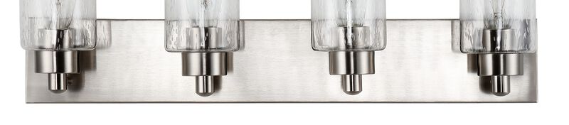 Irving Seeded Glass/Iron Modern Contemporary LED Vanity Light