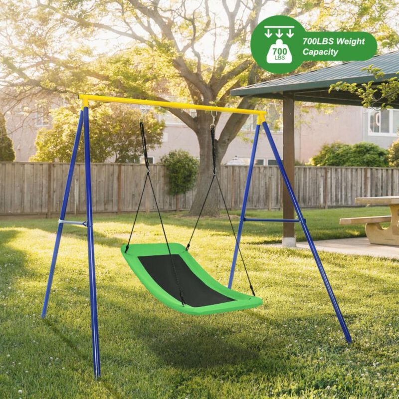 Hivvago 60 Inch Platform Tree Swing 700 lbs for Kids and Adults