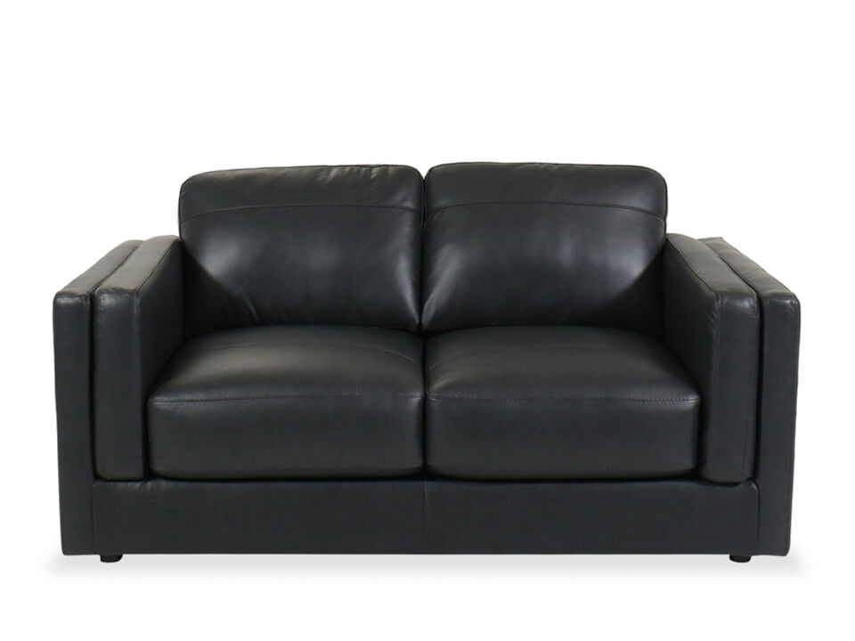 Amiata Leather Loveseat