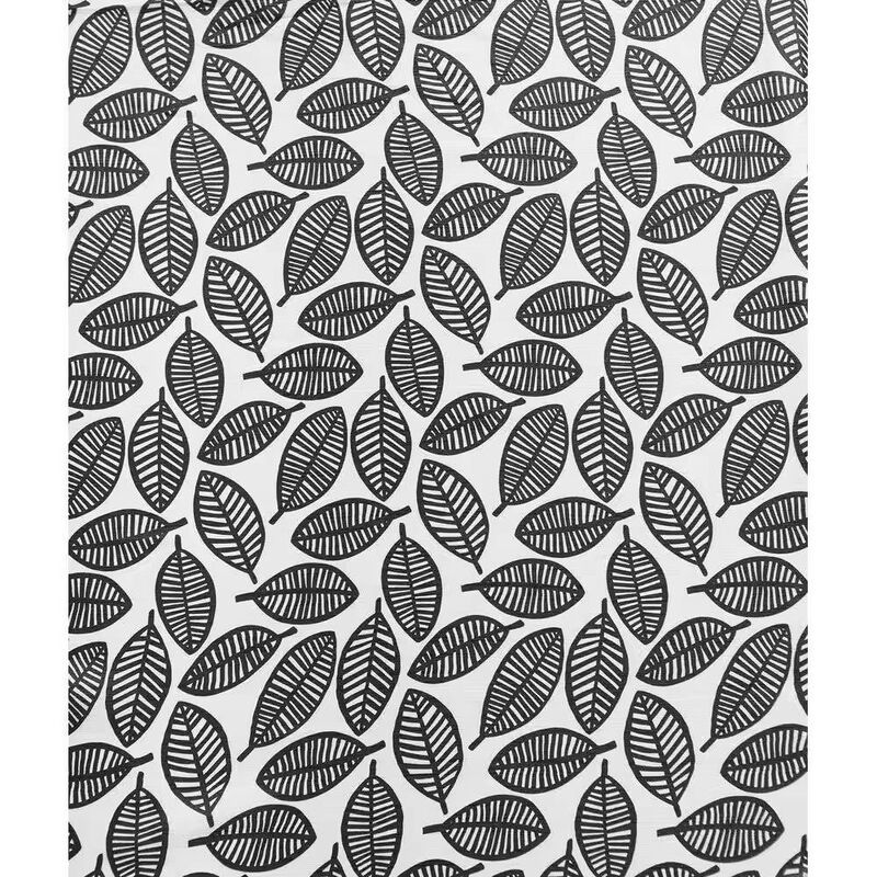 Leaves Polyester Shower Curtain – Water-Repellent, Machine-Washable & Eco-Friendly Fabric