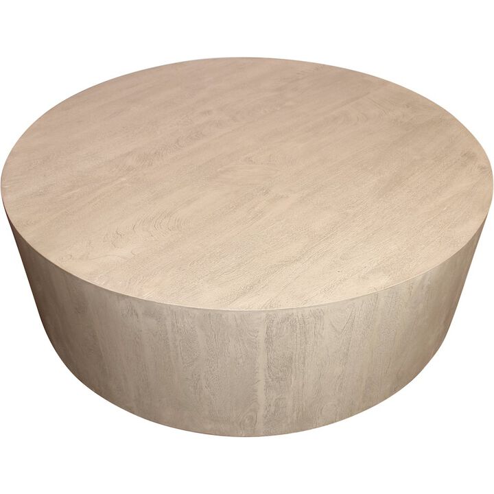 Flagstaff 48 Round Cocktail Table in Stone Natural
