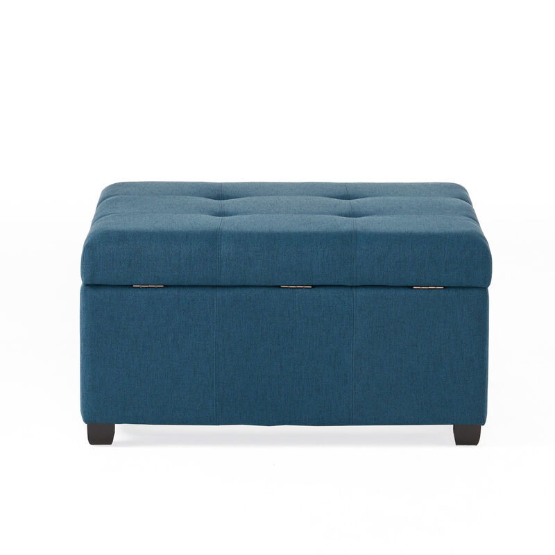 Merax Fabric  Square Storage Ottoman