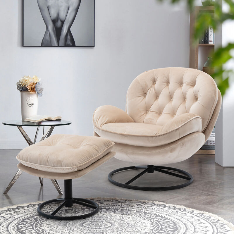 Accent Chair TV Chair Living Room Chair Sofa With Ottoman