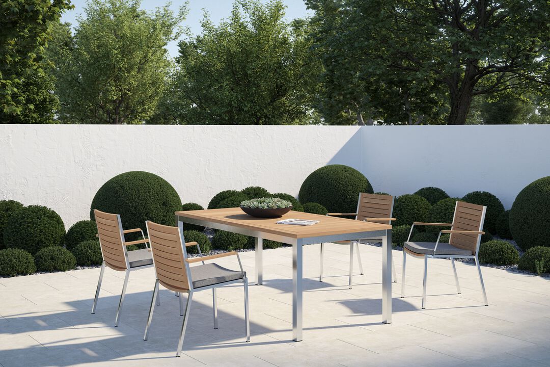 Monterey 7 Piece Patio Dining Set with 96 in. Table