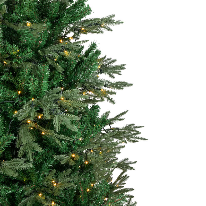 9' Pre-Lit Hudson Fir Artificial Christmas Tree  Warm White LED Lights