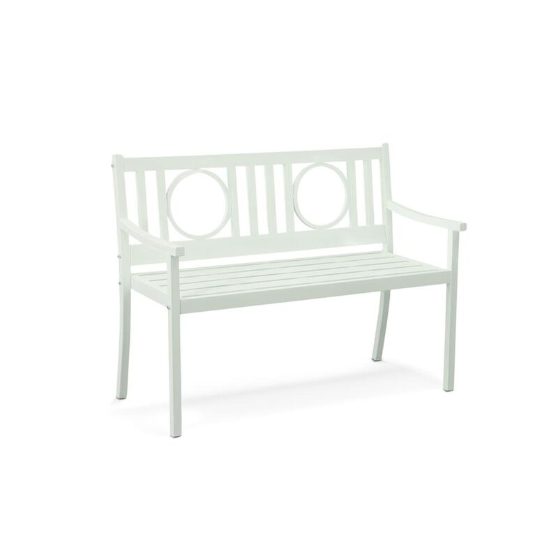 Carolina Living Gramercy Outdoor Bench - White