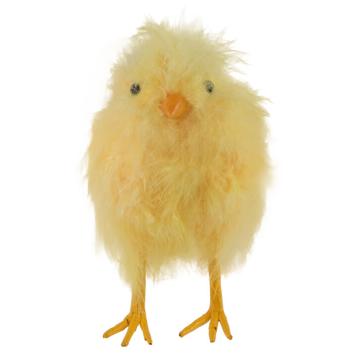5” Yellow Feather Easter Chick Figure