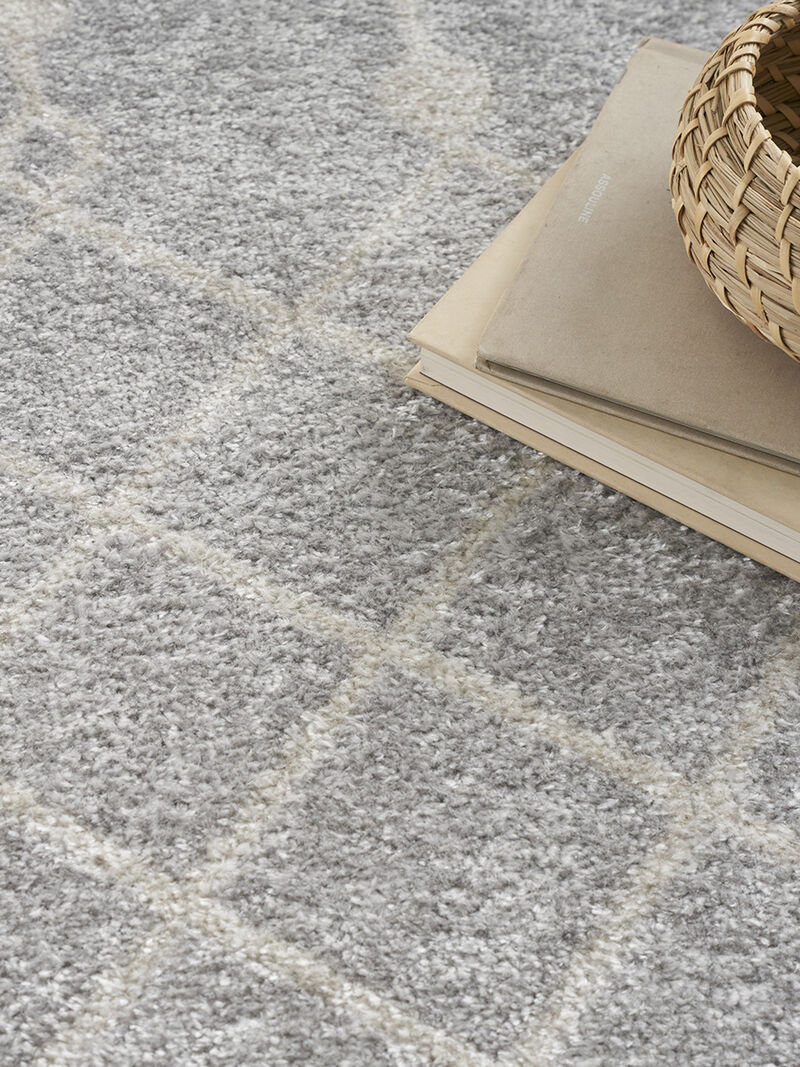 Astra Machine Washable ASW10 Gray 7'10" x 10' Rug
