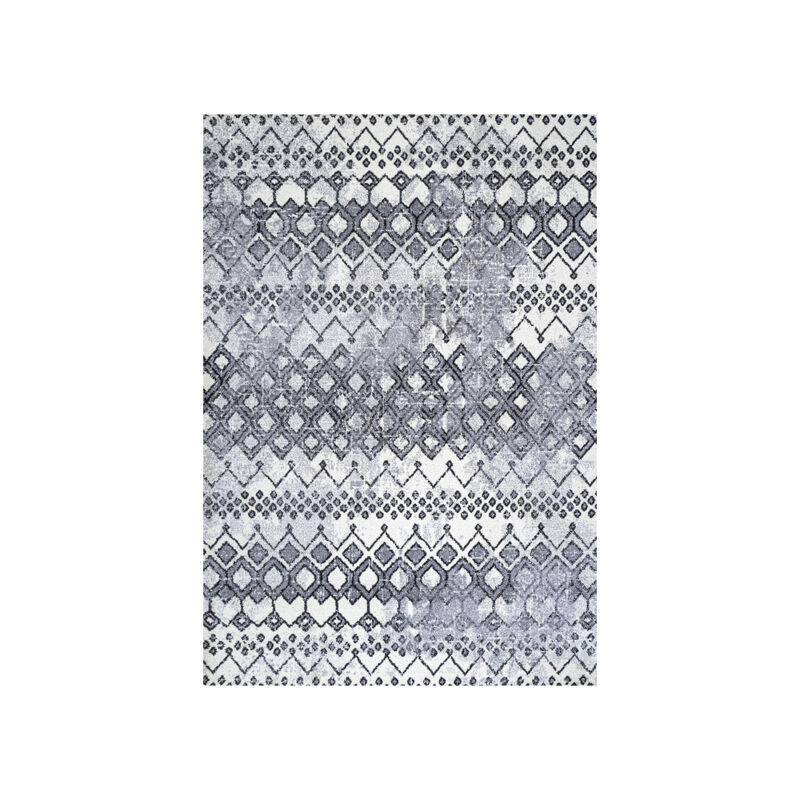 Azmar Moroccan Geometric Distressed Area Rug