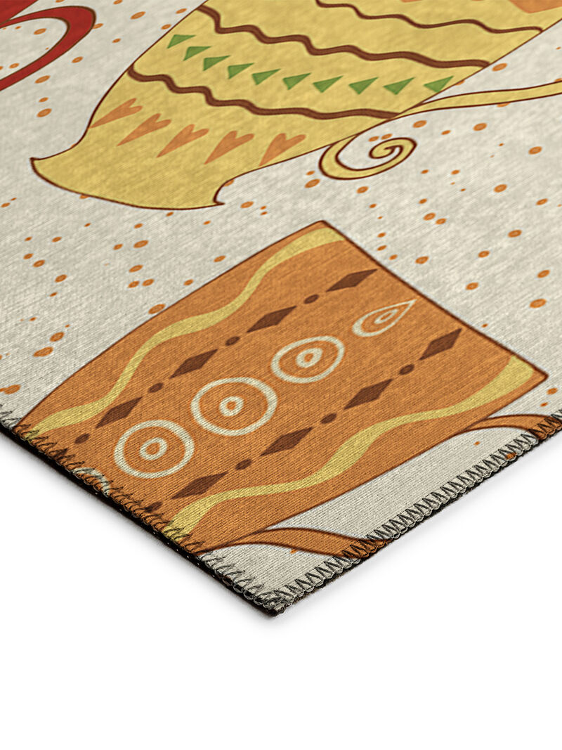 Kendall KE15 Linen 3' x 5' Rug