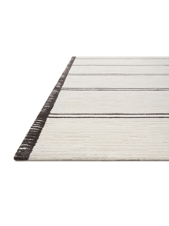 Logan LOG02 White/Mocha 7'9" x 9'9" Rug