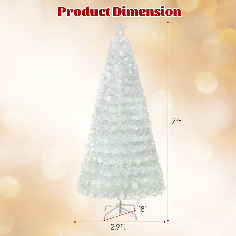 Artificial Christmas Tree with Iridescent Leaves for a Shimmering and Festive Holiday Decor