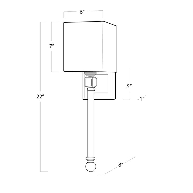 Crystal Tail Sconce