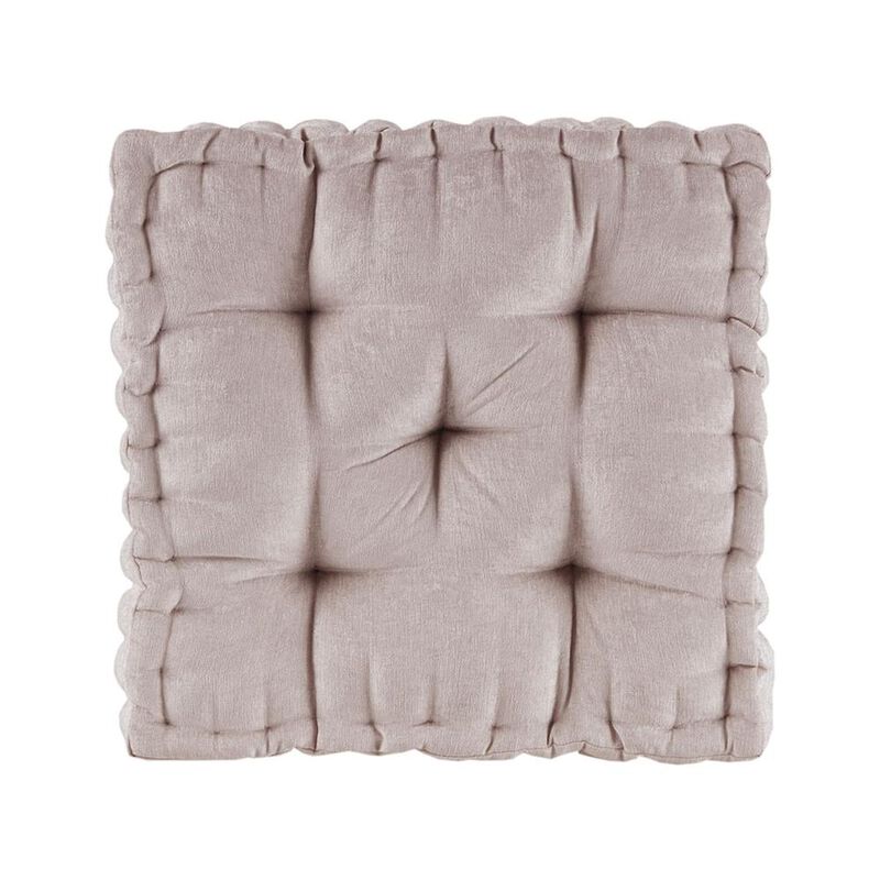 Belen Kox Intelligent Design Azza Chenille Square Floor Pillow Cushion, Belen Kox