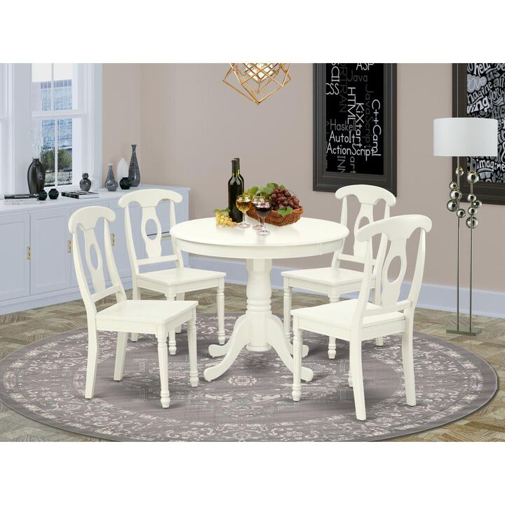 Dining Room Set Linen White