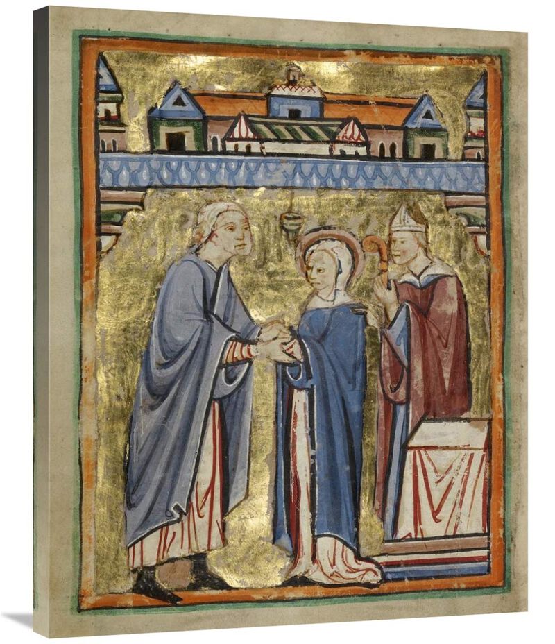 The Marriage of the Virgin-Canvas Art-28x35