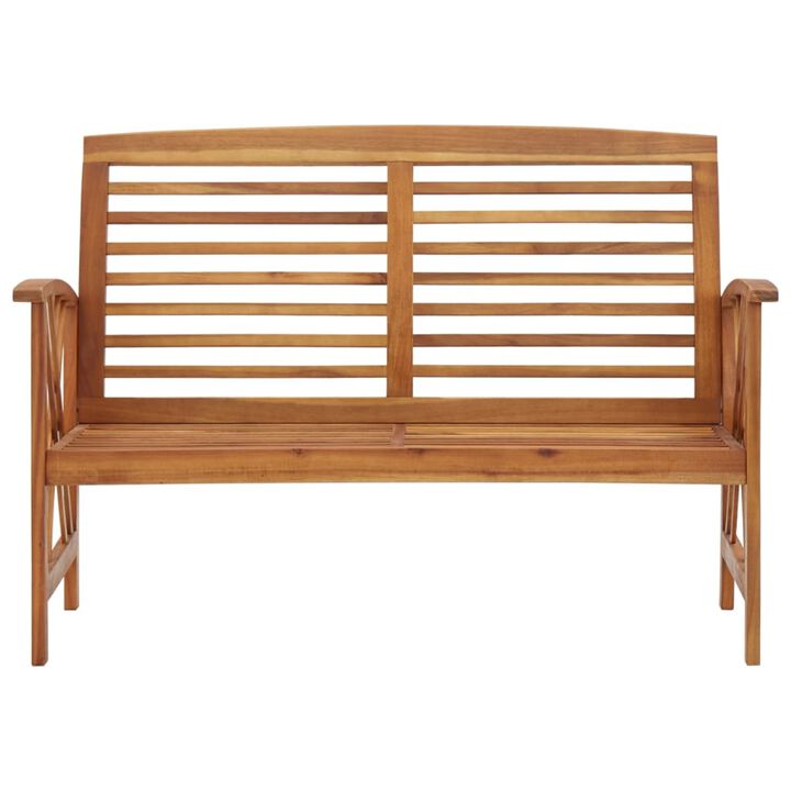 vidaXL Garden Bench 46.9" Solid Acacia Wood