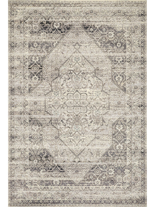 Mika MIK12 Stone/Ivory 3'11" x 5'11" Rug