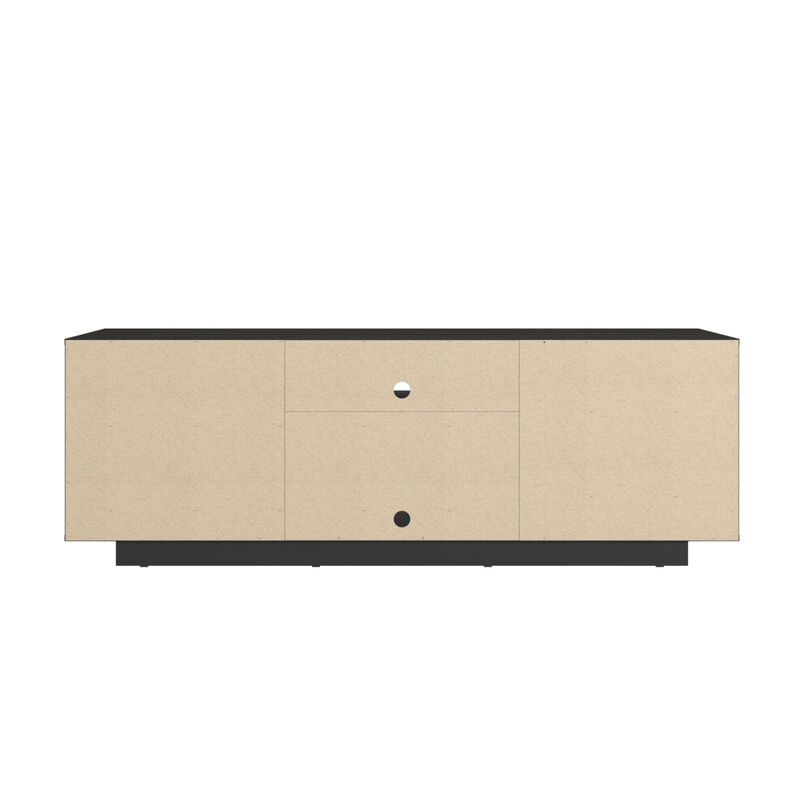 Modern TV Stand For TVs Up To 70", Black