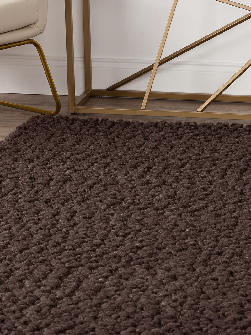 Gorbea GR1 Chocolate 3'6" x 5'6" Rug