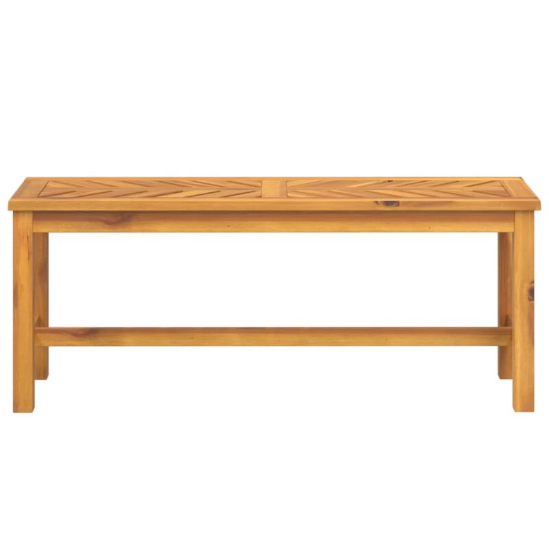 vidaXL Patio Bench 43.3" Solid Wood Acacia