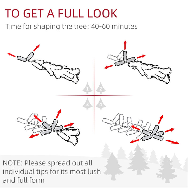 Artificial Christmas Tree Full & Lush Holiday Décor for a Festive Celebration