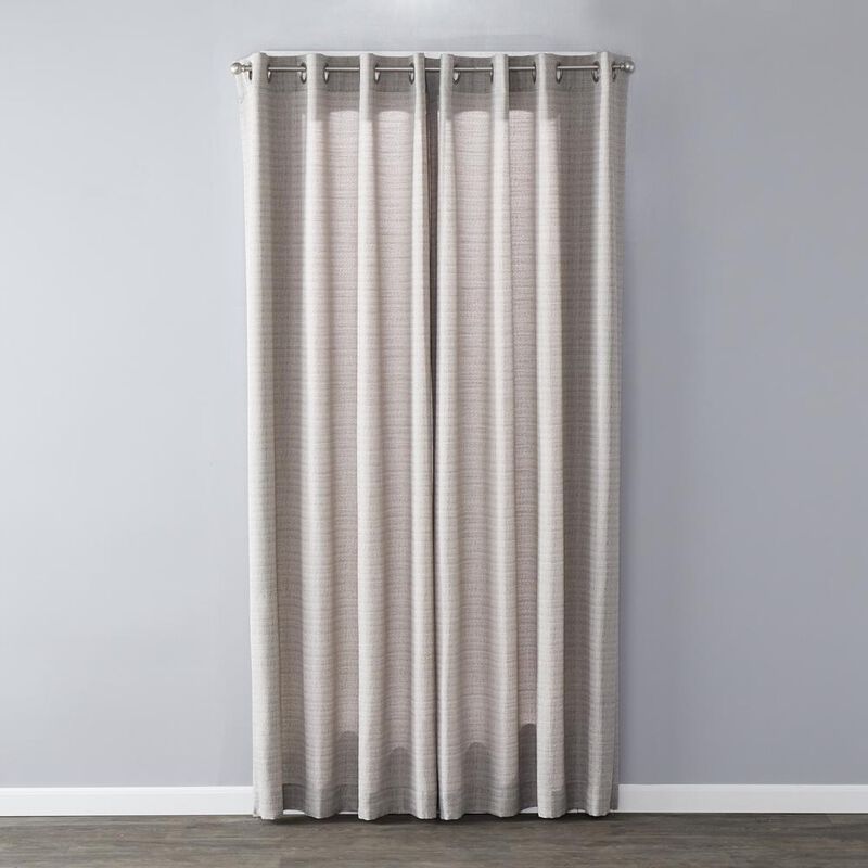 SKL Home Saturday Knight Ltd Maeve Sophisticated Yarn Dyed Woven Horizontal Pattern SunSafe Window Panel