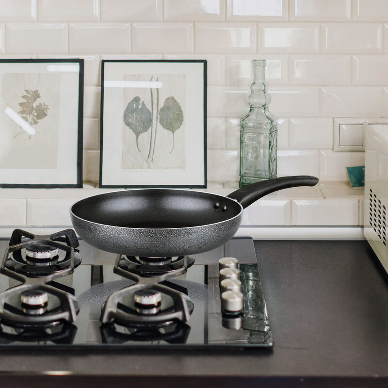 Brentwood Wok Aluminum Non-Stick 10" Gray