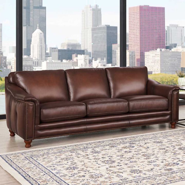 Belfast Top Grain Leather Sofa