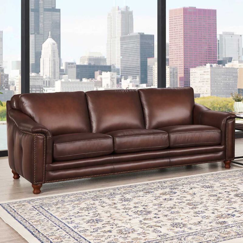 Belfast Top Grain Leather Sofa