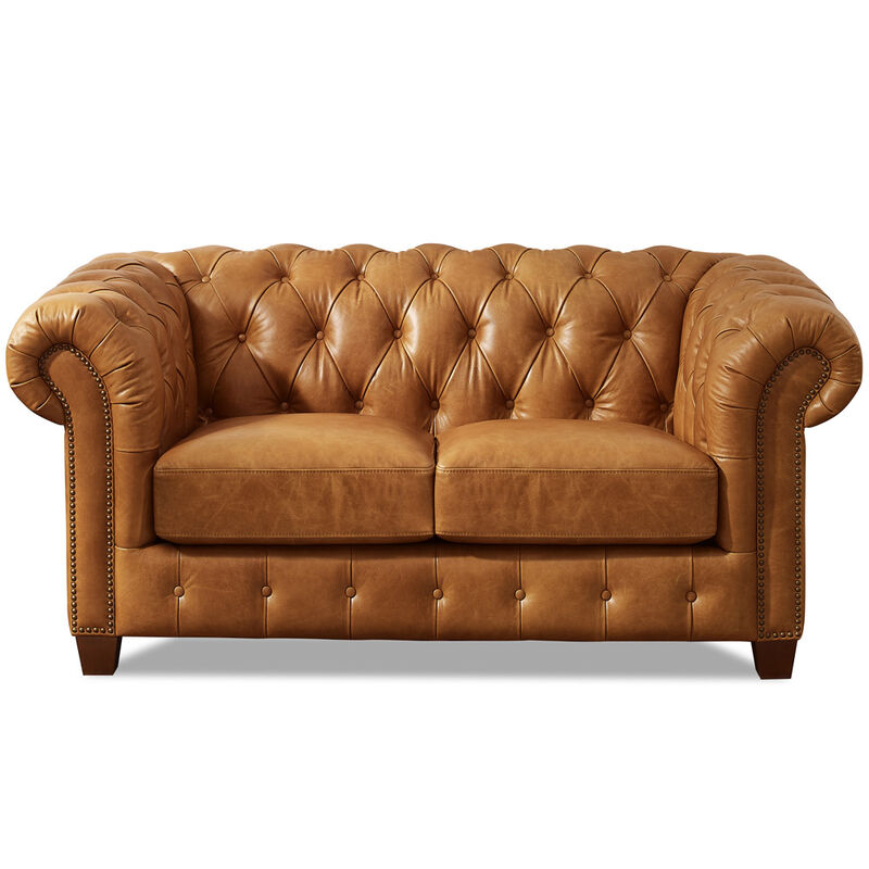 Kingston Top Grain Leather Loveseat