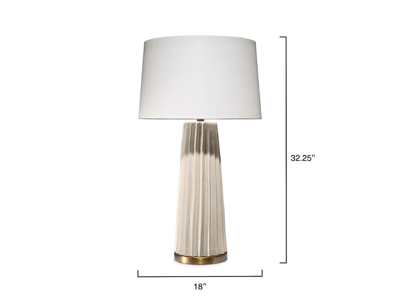 Pleated Table Lamp