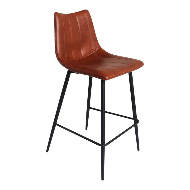 Moe's Home Collection Alibi Counter Stool Brown-Set Of Two