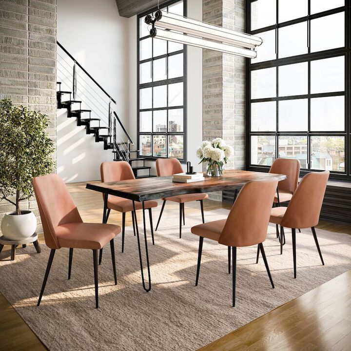 Jofran Nature's Edge Seven Piece Solid Acacia Dining Set