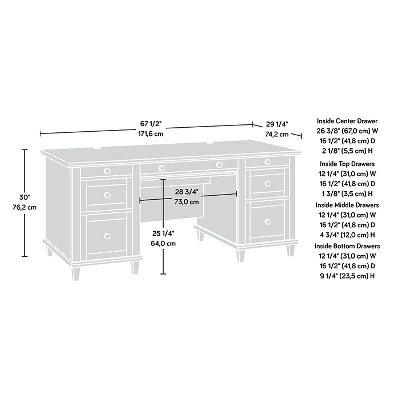 Hammond Executive Desk