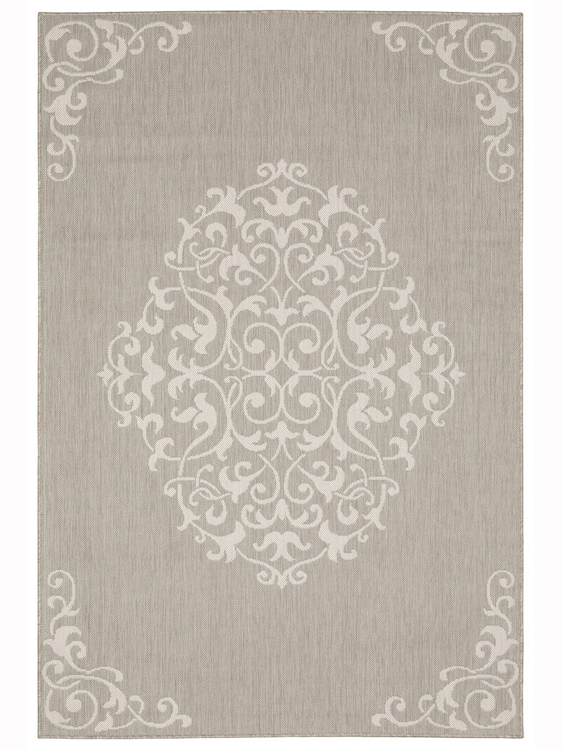 Portofino 3'3" x 5' Grey Rug