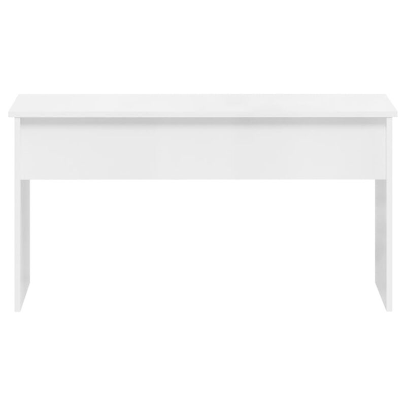 vidaXL Coffee Table High Gloss White 40.2"x19.9"x20.7" Engineered Wood