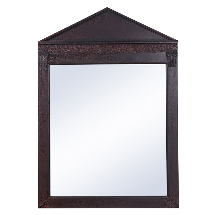 Mirror In Black Crackle