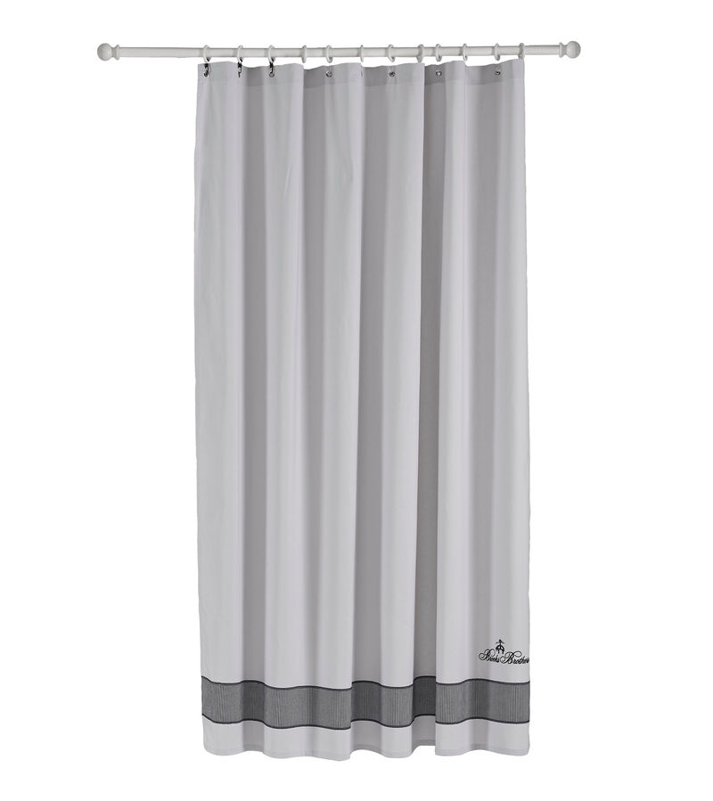 Brooks Brothers Fancy Border Shower Curtain